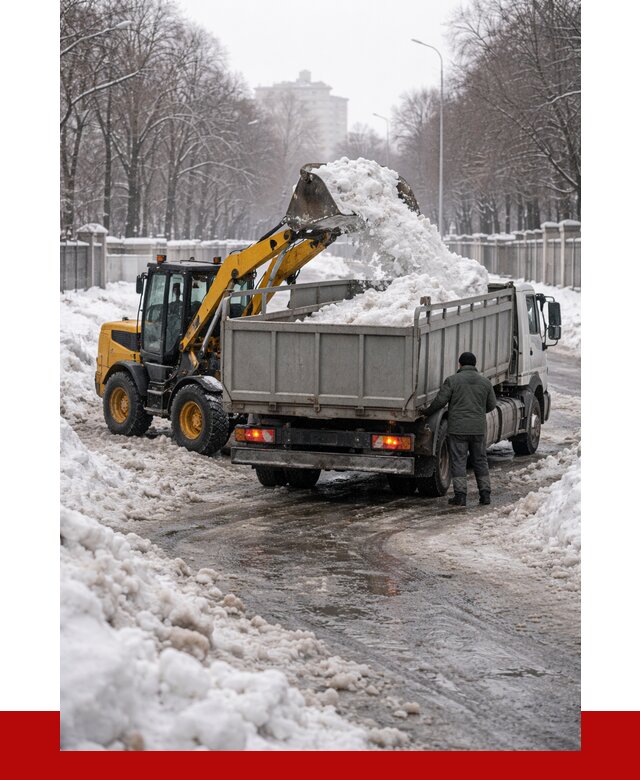 Вывоз снега с погрузкой в Костроме от 3573 р. ПРОНЕРУДКст
