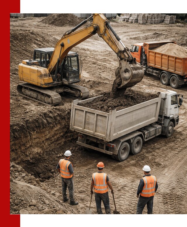 Разработка грунта для строительства и благоустройства в Костроме