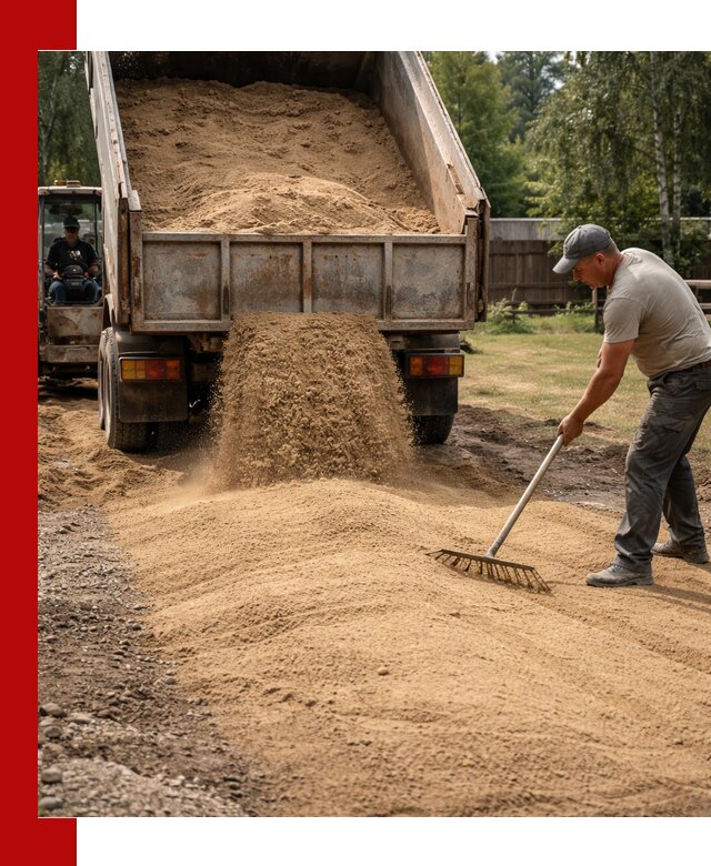 Отсыпка участка песком в Костроме быстро и качественно