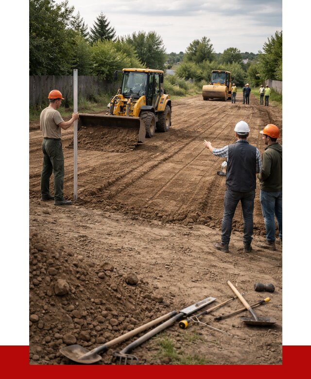 Планировка участка грунтом в Костроме от 4594 р ПРОНЕРУДКст