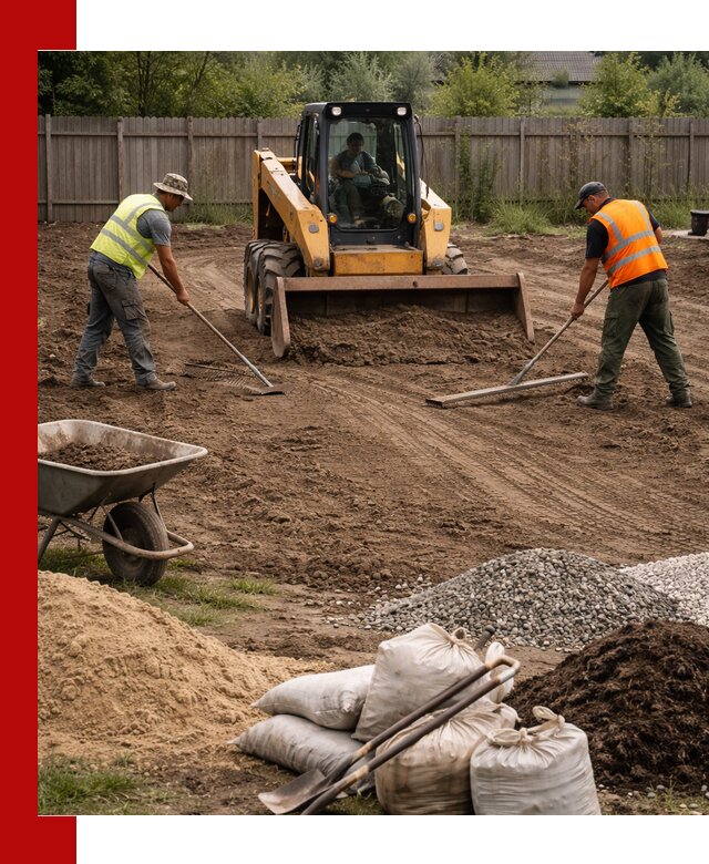 Выравнивание участка под строительство и благоустройство в Костроме